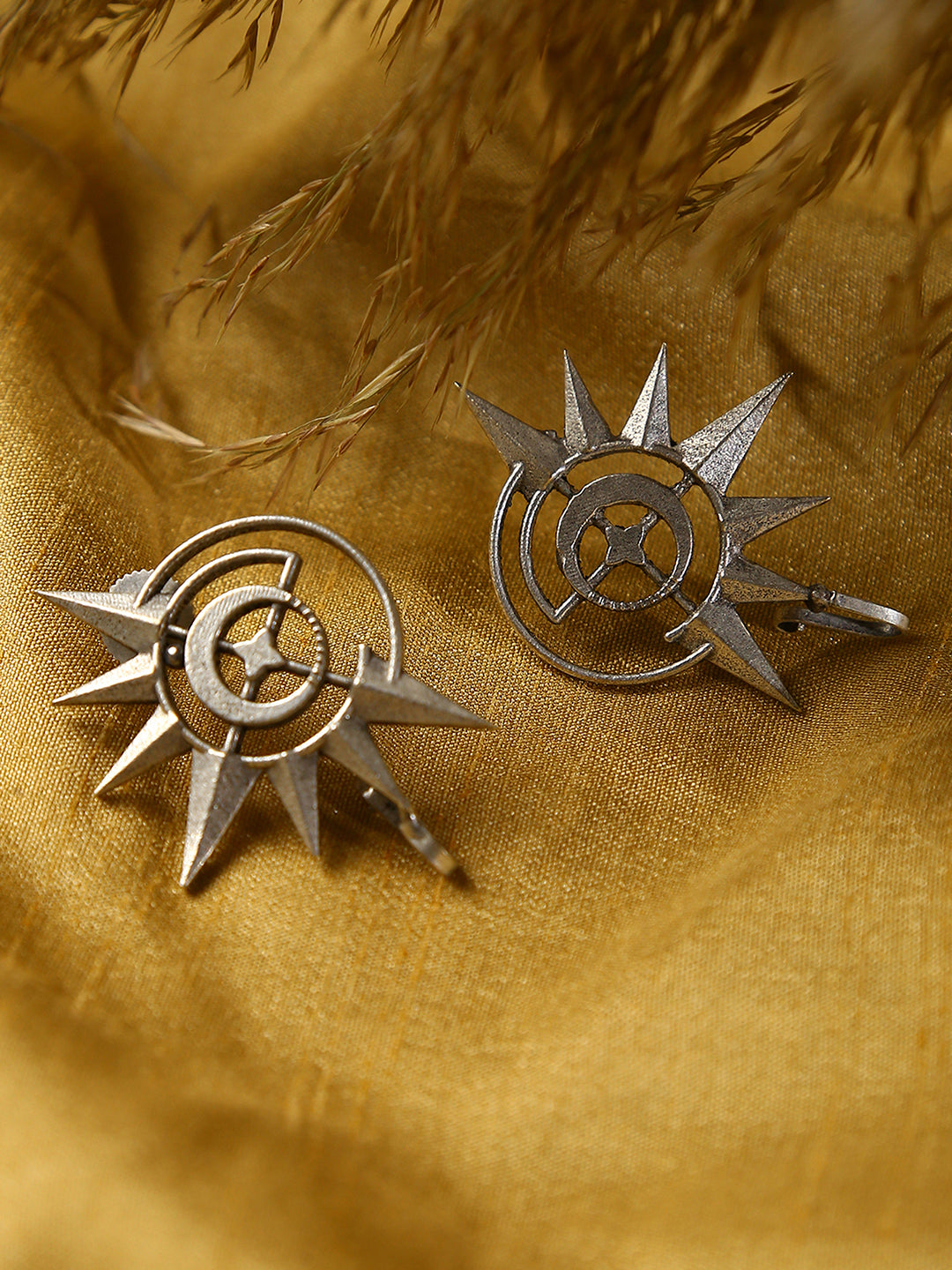 Brass Silver-Plated Earcuffs