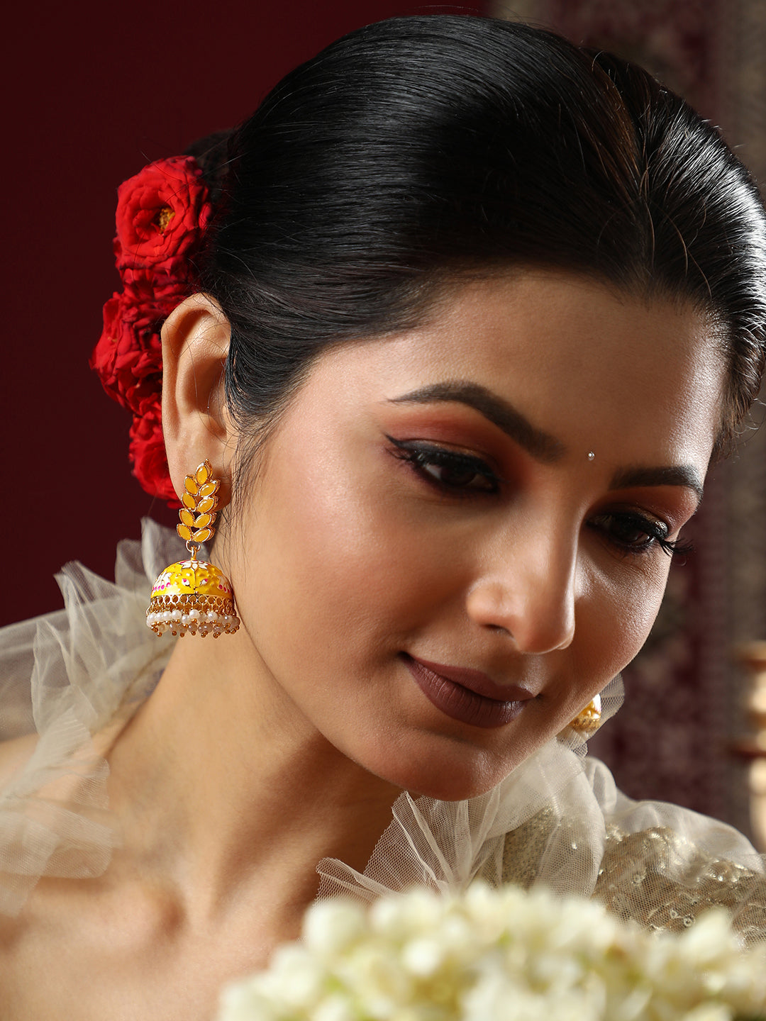 The Zohra Jewellery Set - Canary Yellow-SOHEAR1100