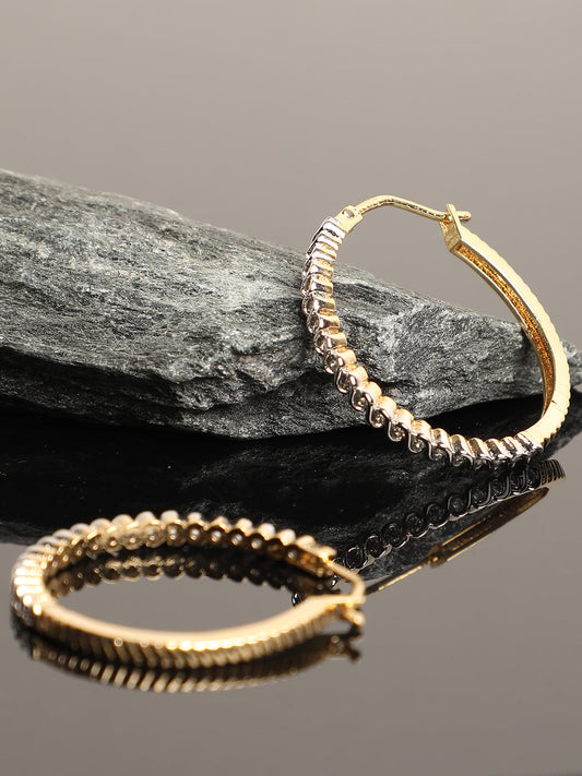 Gold Plated Hoop Earring