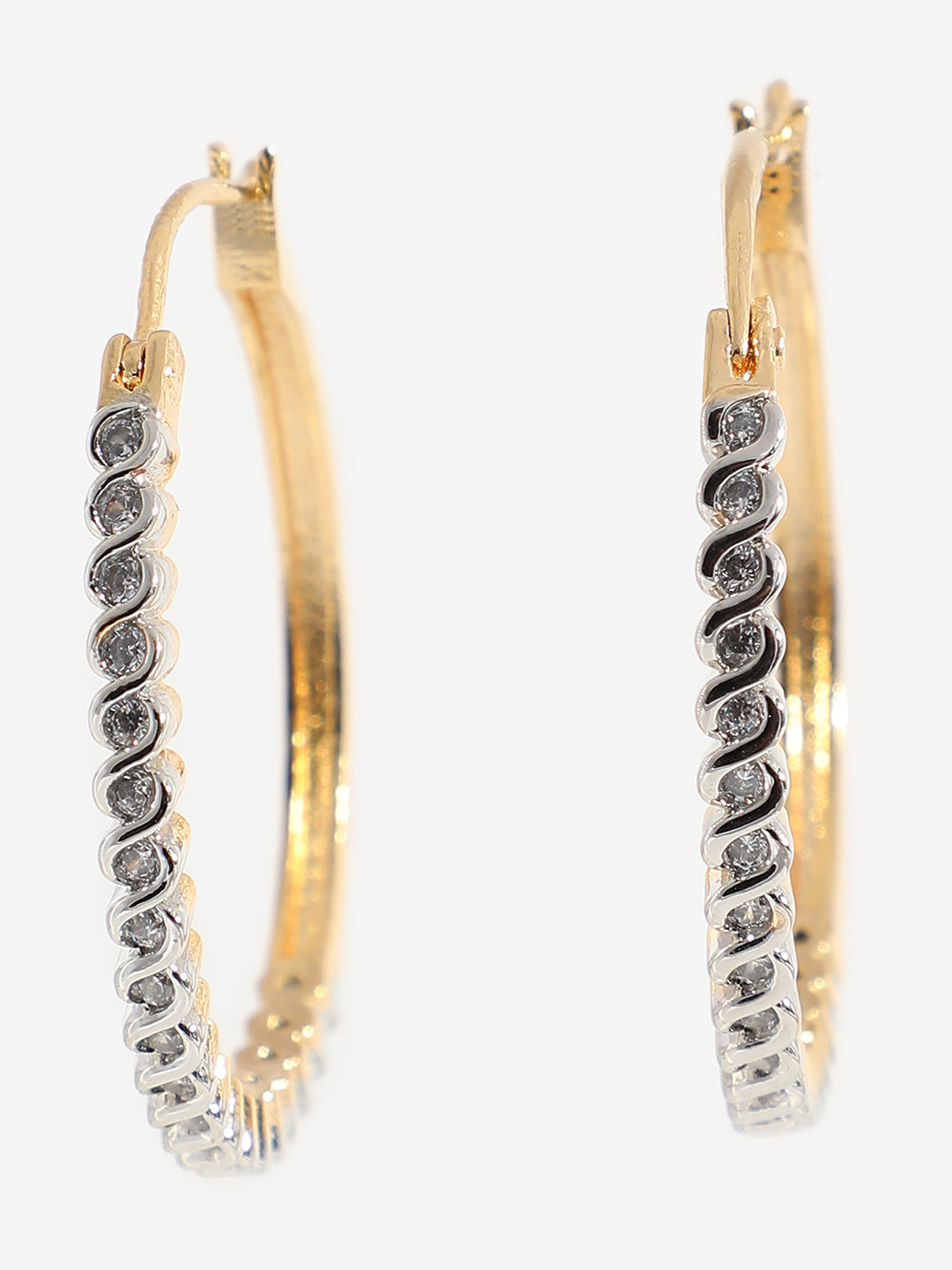 Gold Plated Hoop Earring