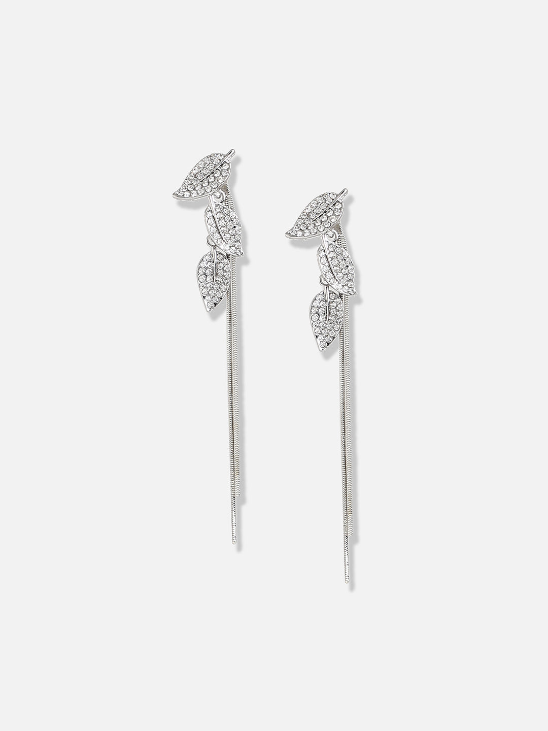 Silver Plated Designer Casual Drop Earring