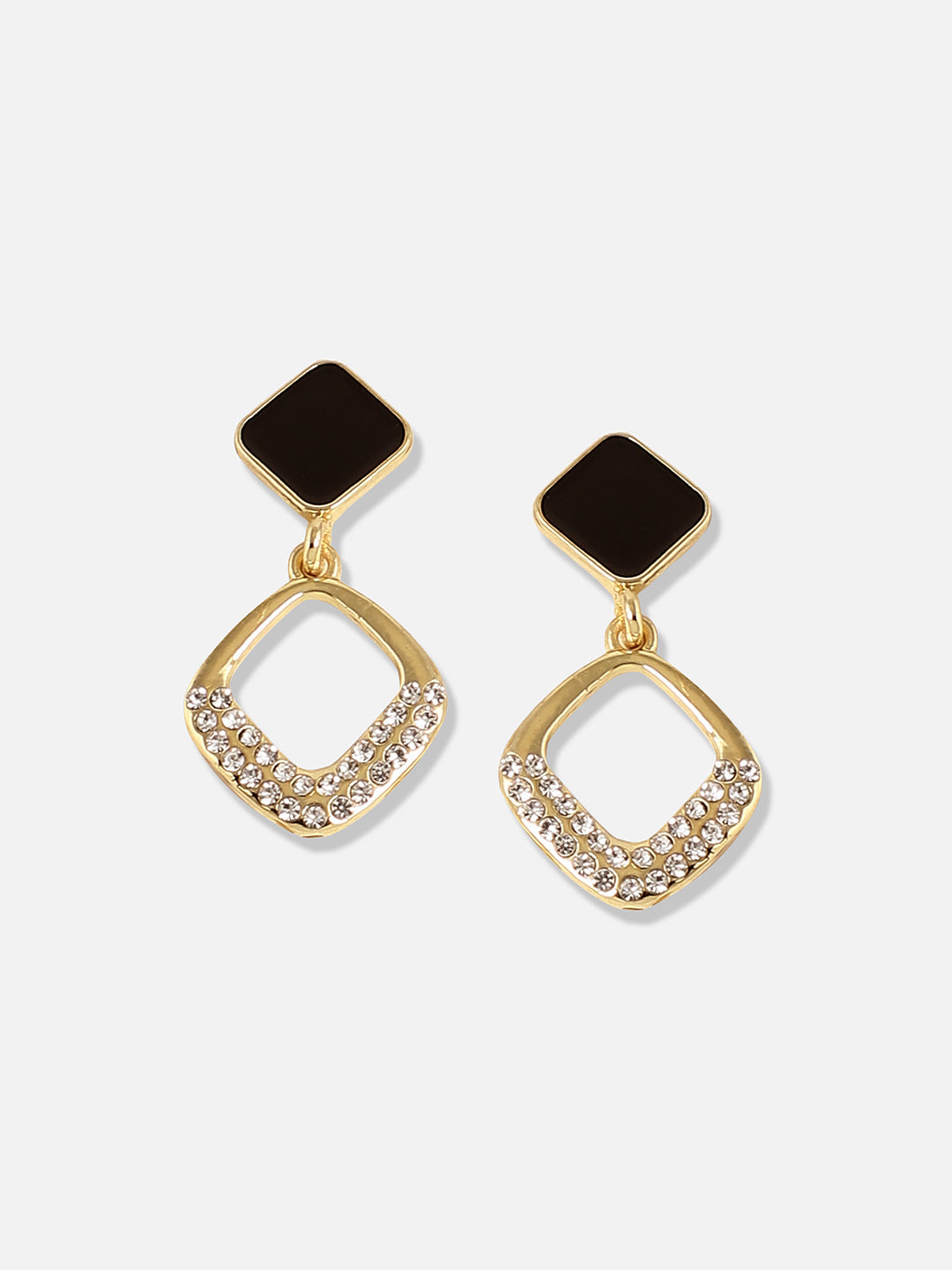 Silver Plated Designer Stone Party Drop Earring