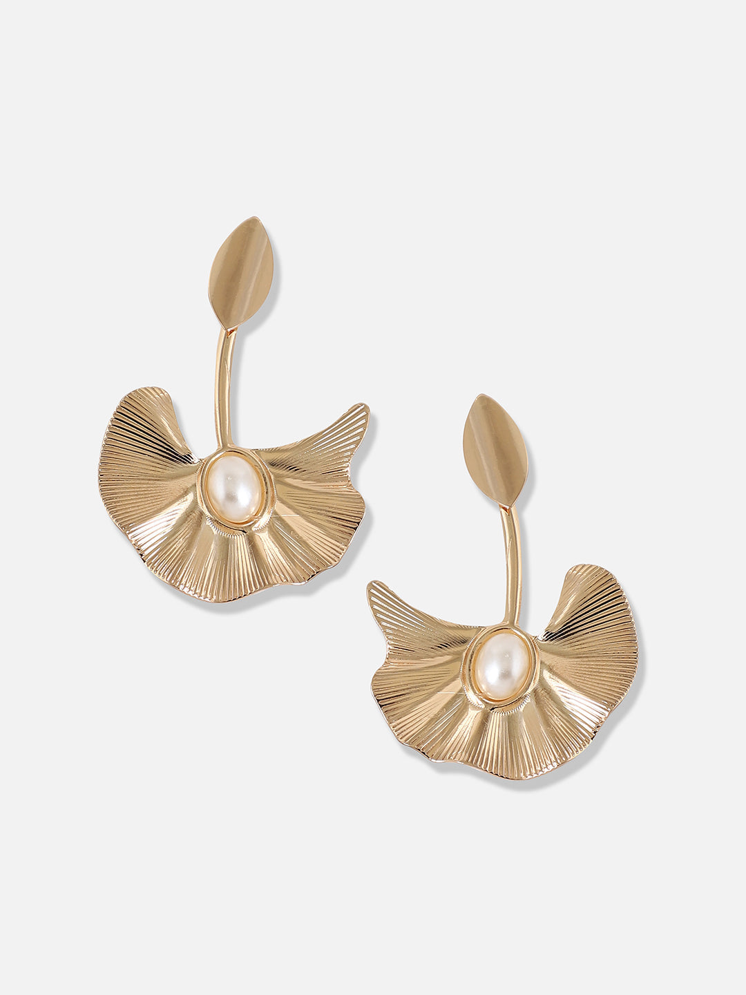 Gold Plated Designer Casual Drop Earring