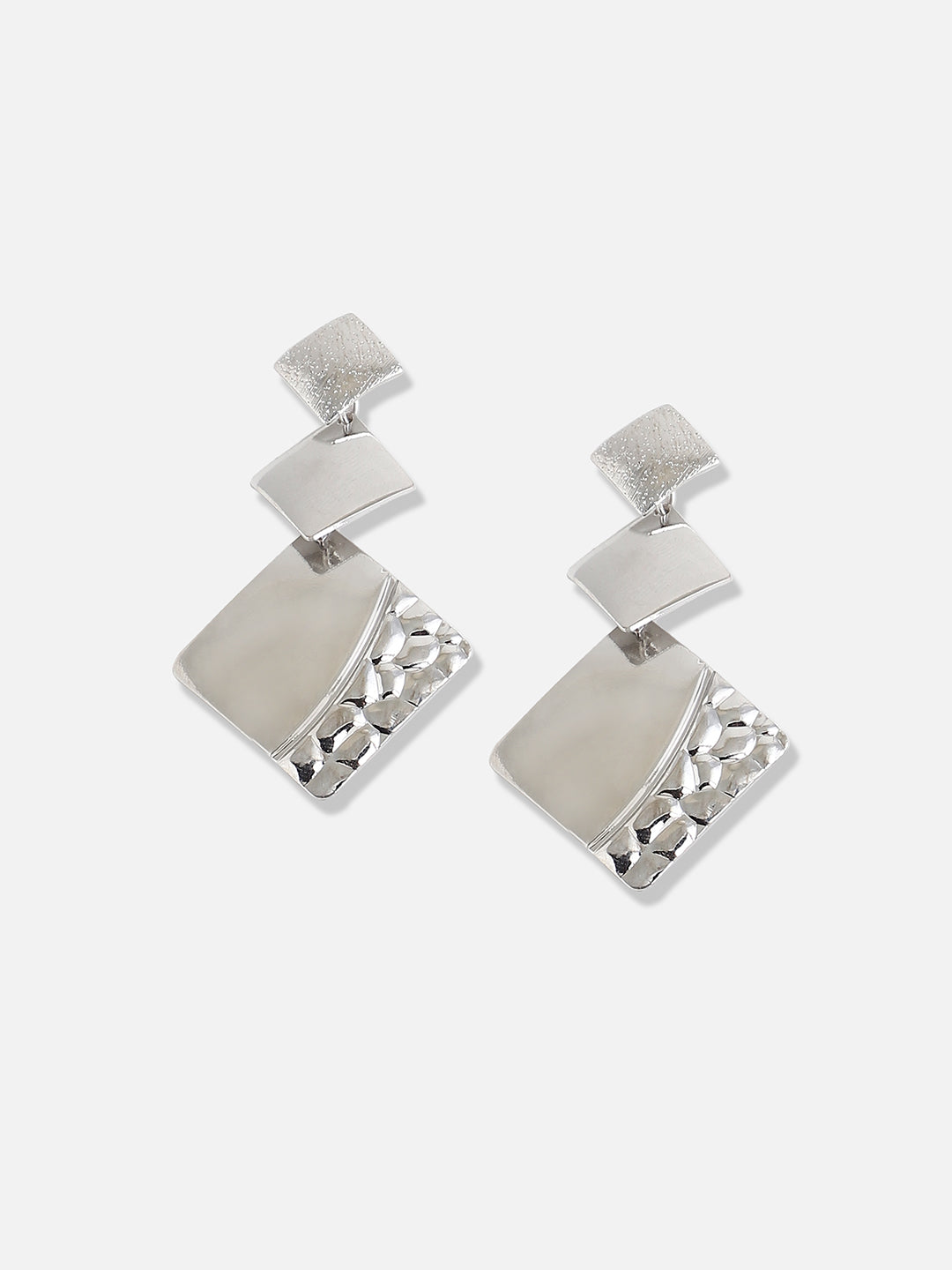 Silver Plated Designer Casual Drop Earring