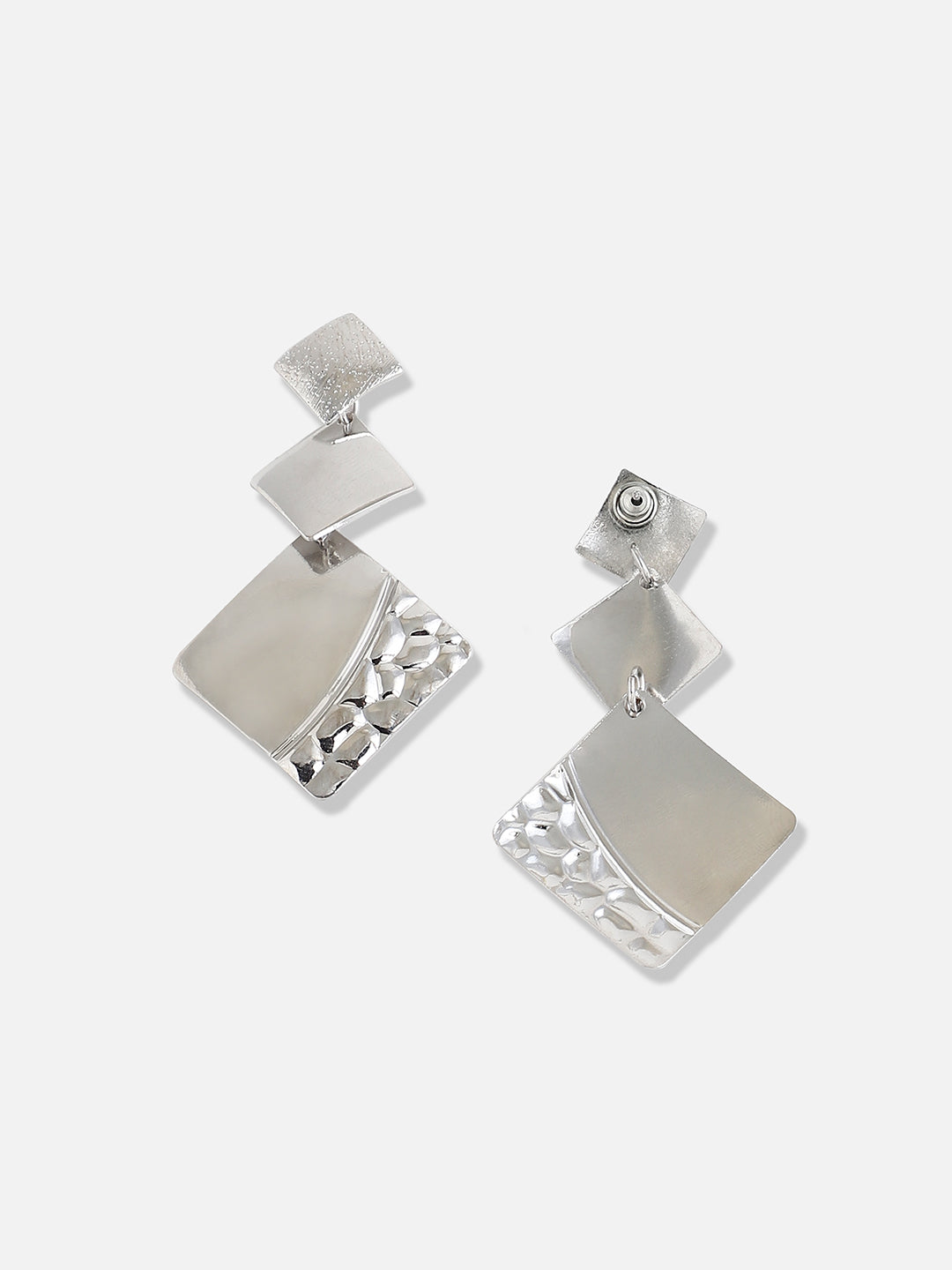 Silver Plated Designer Casual Drop Earring