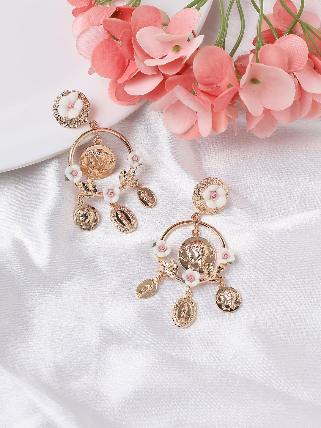 Gold Plated Designer Party Drop Earring