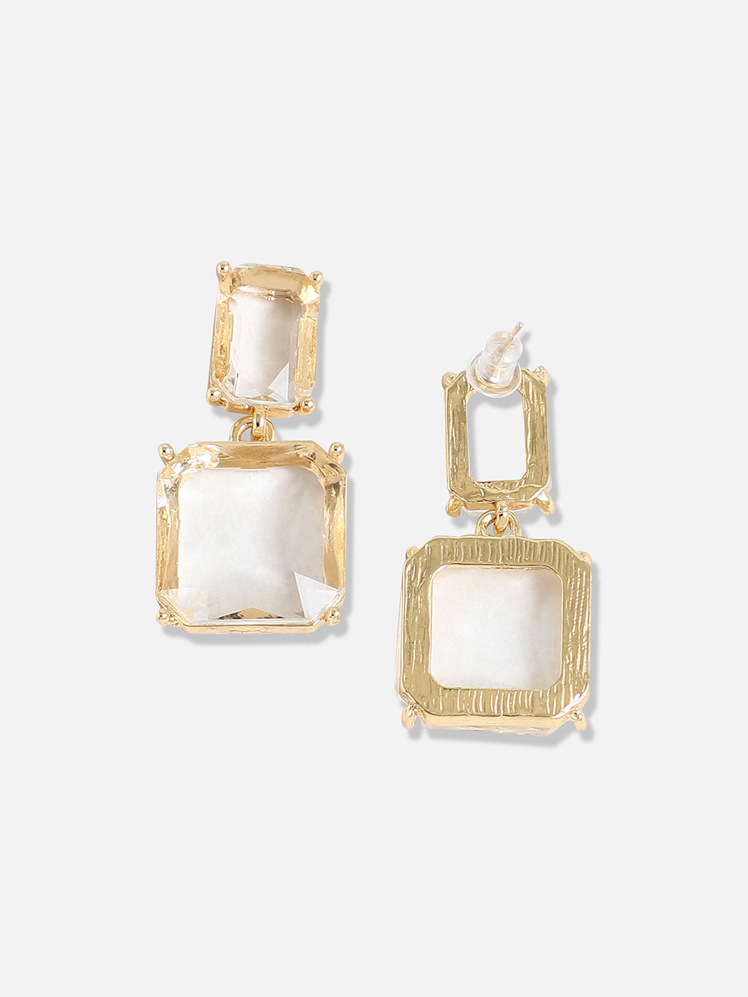 Gold Plated Designer Casual Drop Earring