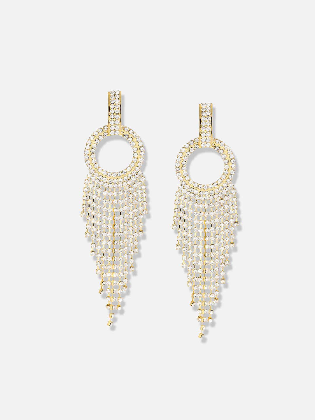 Gold Plated Designer Party Drop Earring