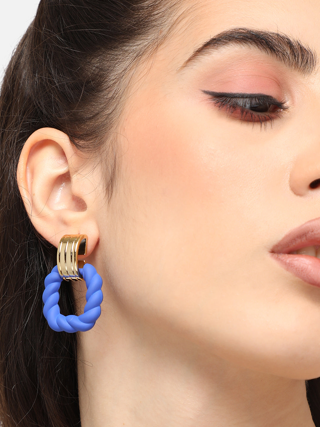 GOLD PLATED PARTY DESIGNER DROP EARRING FOR WOMEN