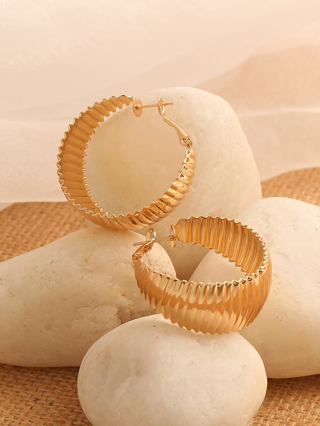 Laid-Back Luxe Hoops