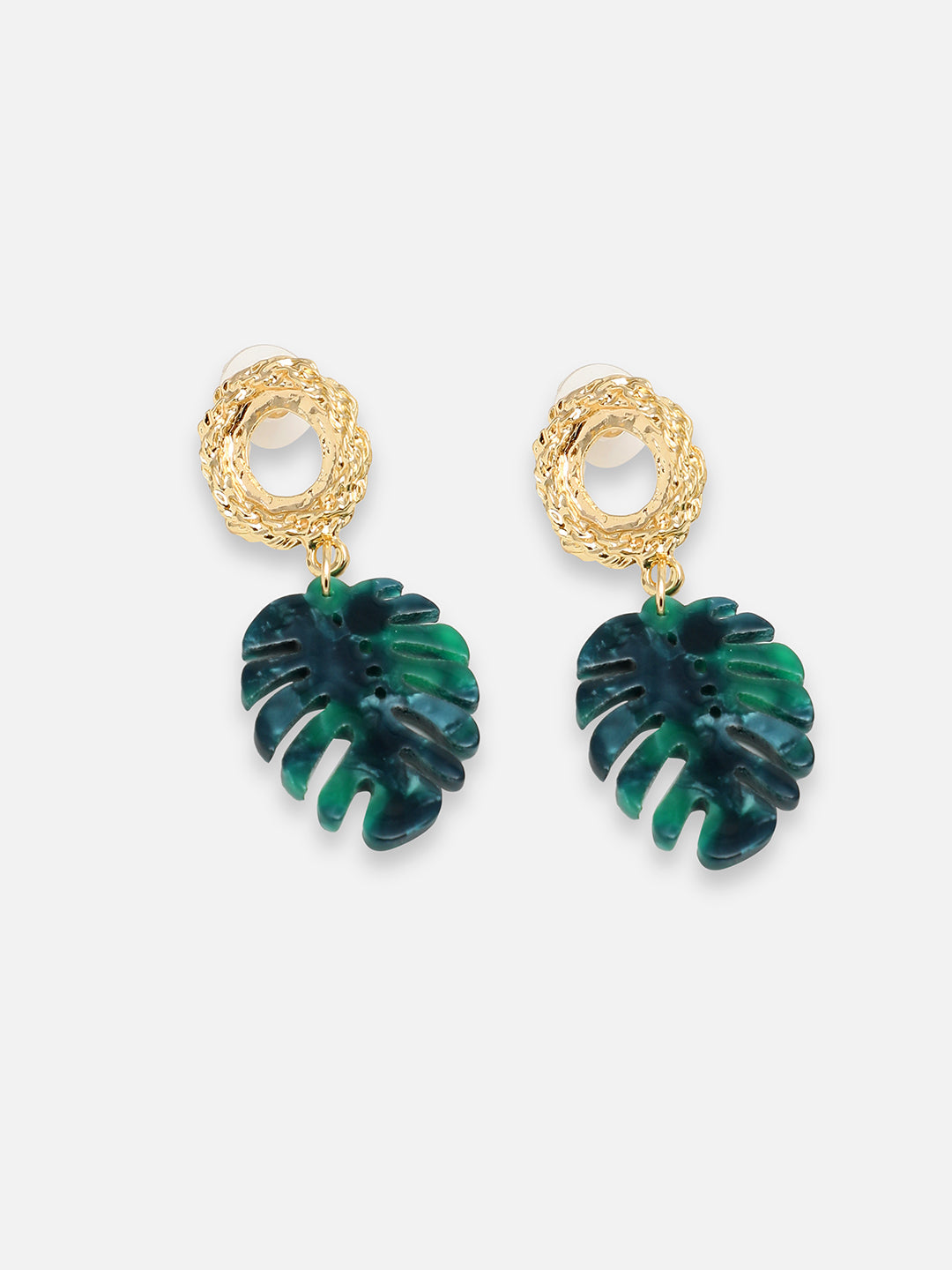GOLD PLATED PARTY DESIGNER DROP EARRING FOR WOMEN