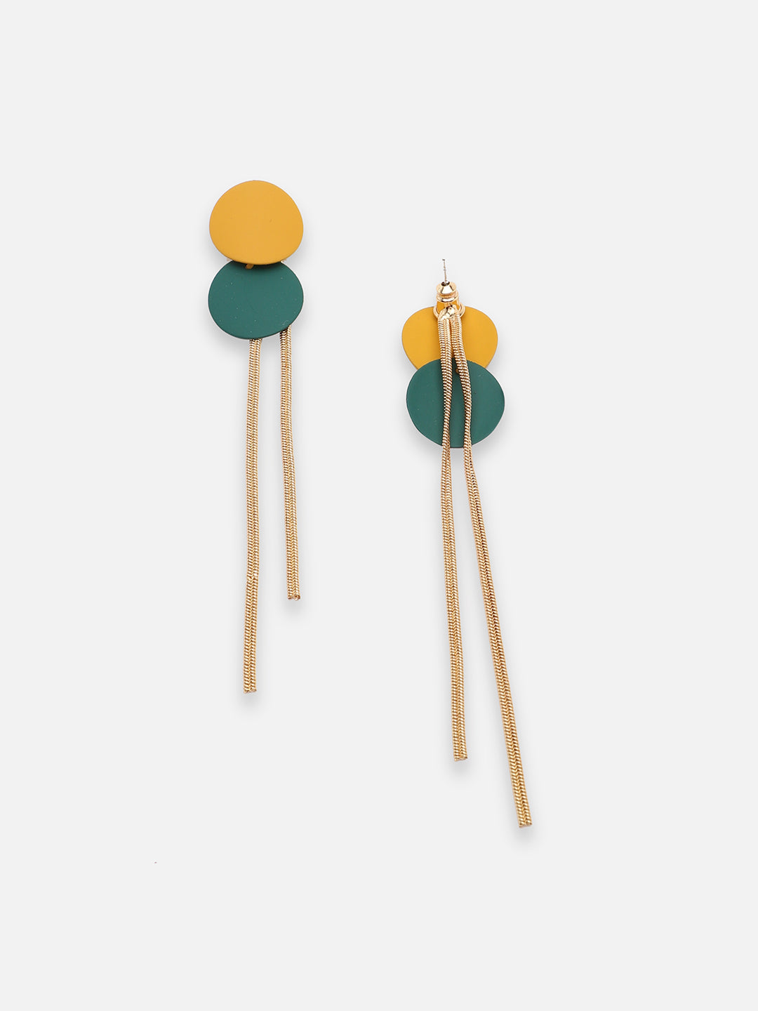 GOLD PLATED PARTY DESIGNER DROP EARRING FOR WOMEN