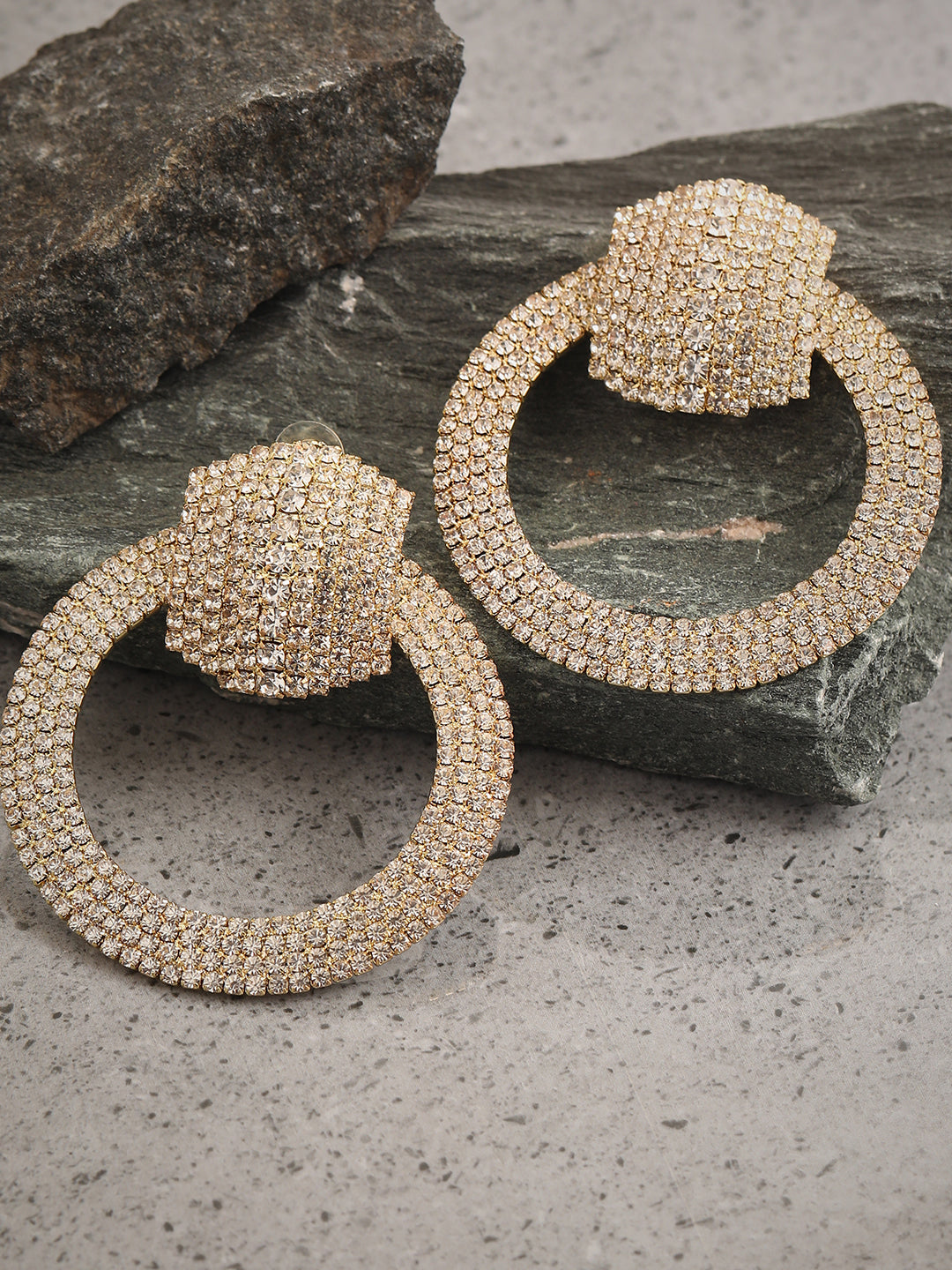 Glittering Grace Drop Earrings