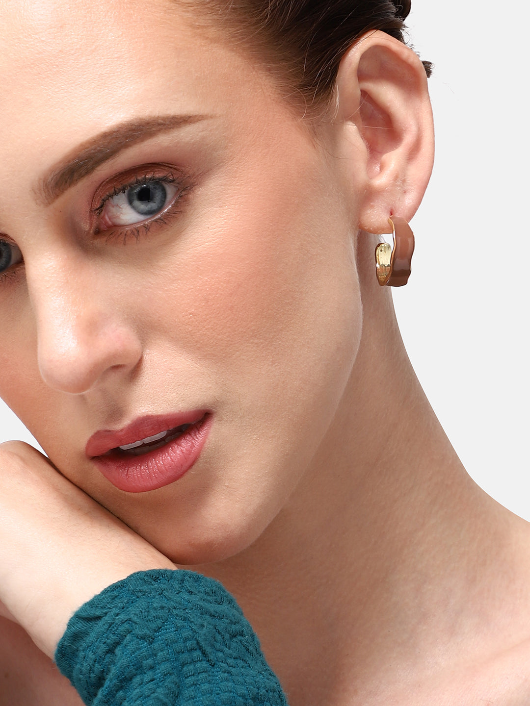 GOLD PLATED CASUAL DESIGNER DROP EARRING FOR WOMEN