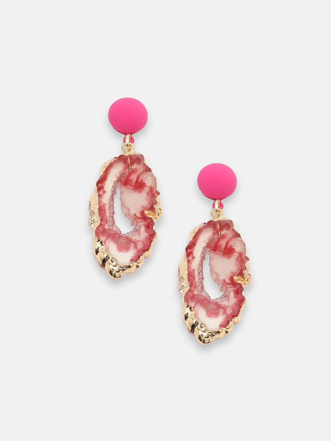 GOLD PLATED PARTY DESIGNER DROP EARRING FOR WOMEN