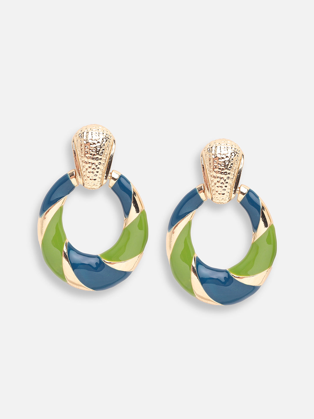 GOLD PLATED PARTY DESIGNER DROP EARRING FOR WOMEN