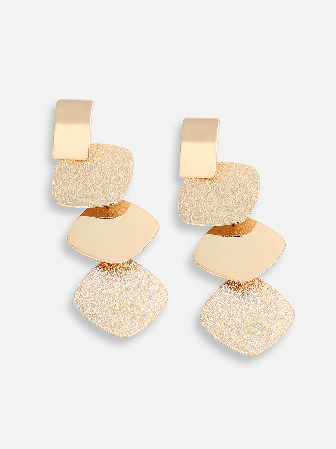 GOLD PLATED PARTY DESIGNER DROP EARRING FOR WOMEN