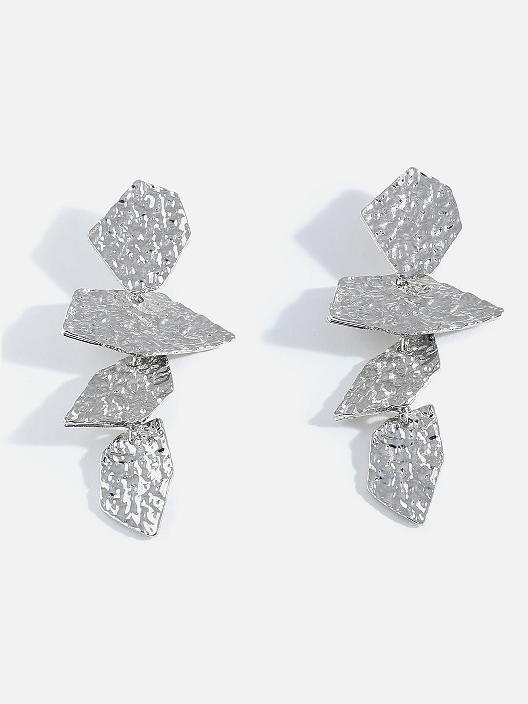 Silver Plated Designer Drop Earring