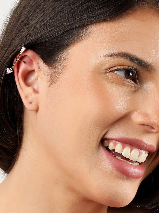 MINIMAL GOLD PLATED EAR CUFF