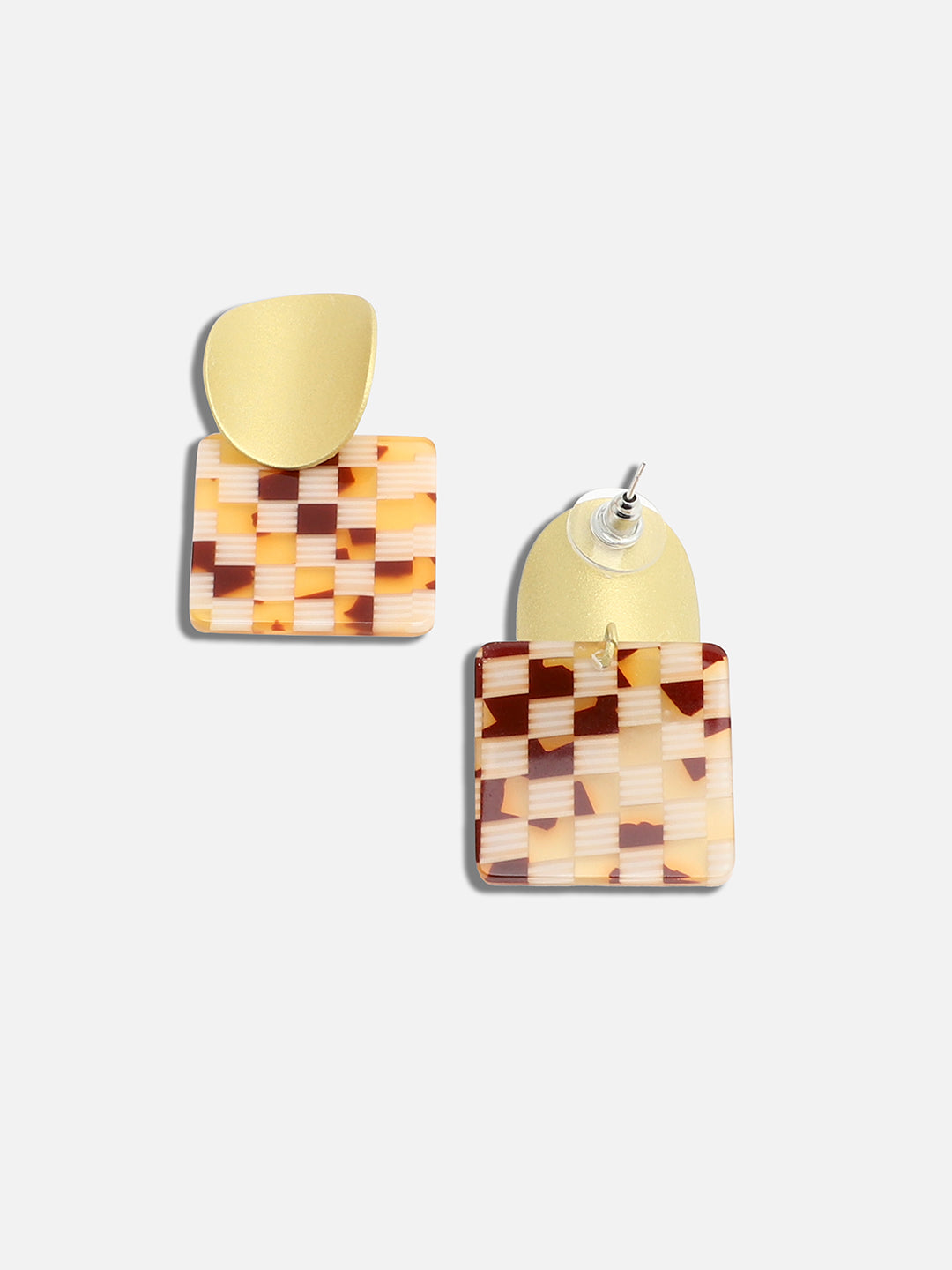 GOLD PLATED PARTY DESIGNER DROP EARRING FOR WOMEN
