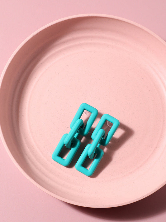 GOLD PLATED PARTY DESIGNER DROP EARRING FOR WOMEN