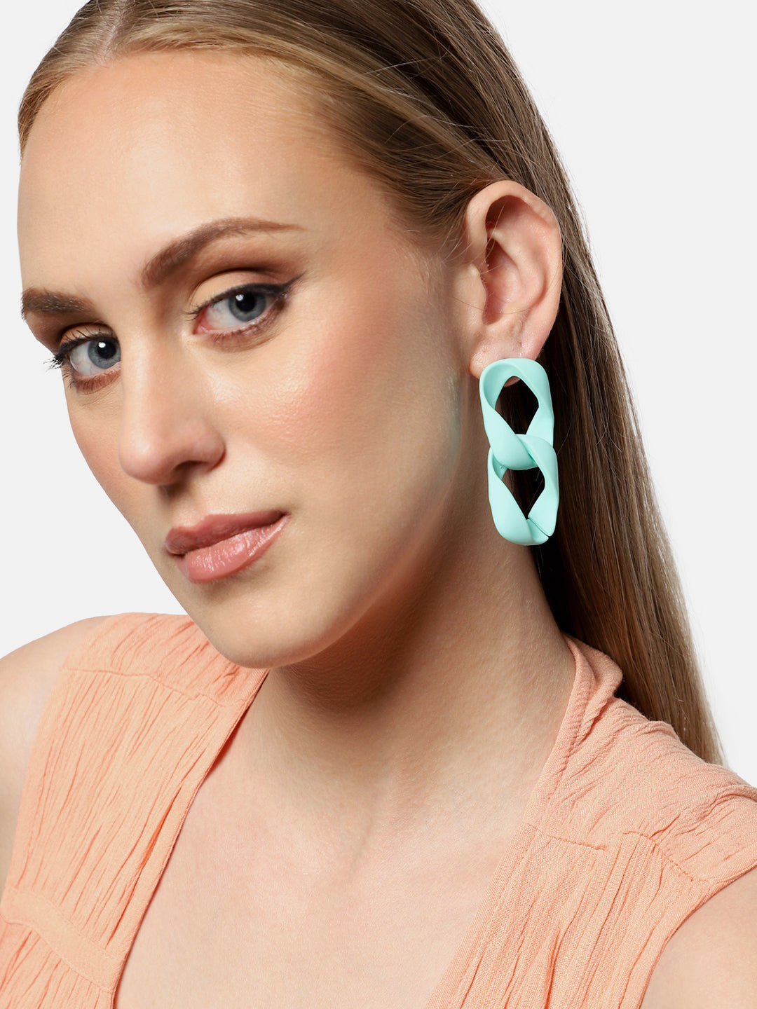 GOLD PLATED PARTY DESIGNER DROP EARRING FOR WOMEN