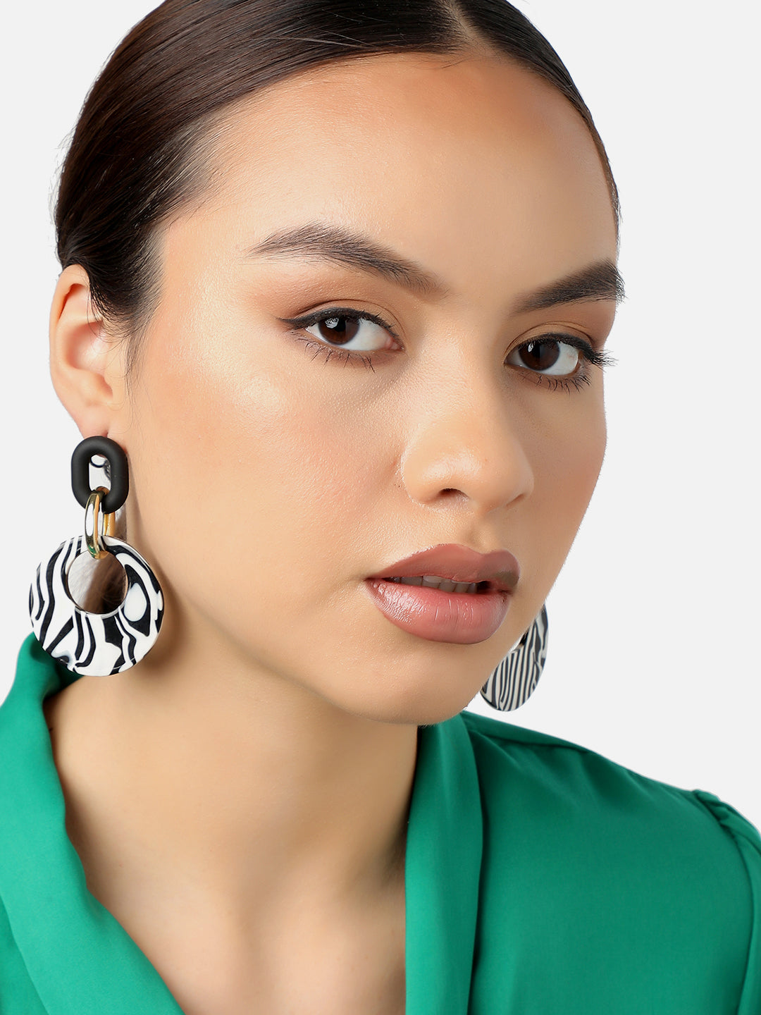 GOLD PLATED PARTY DESIGNER DROP EARRING FOR WOMEN