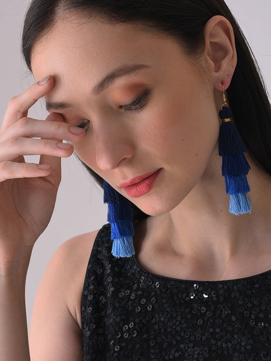 Gold Plated Designer Drop Earring