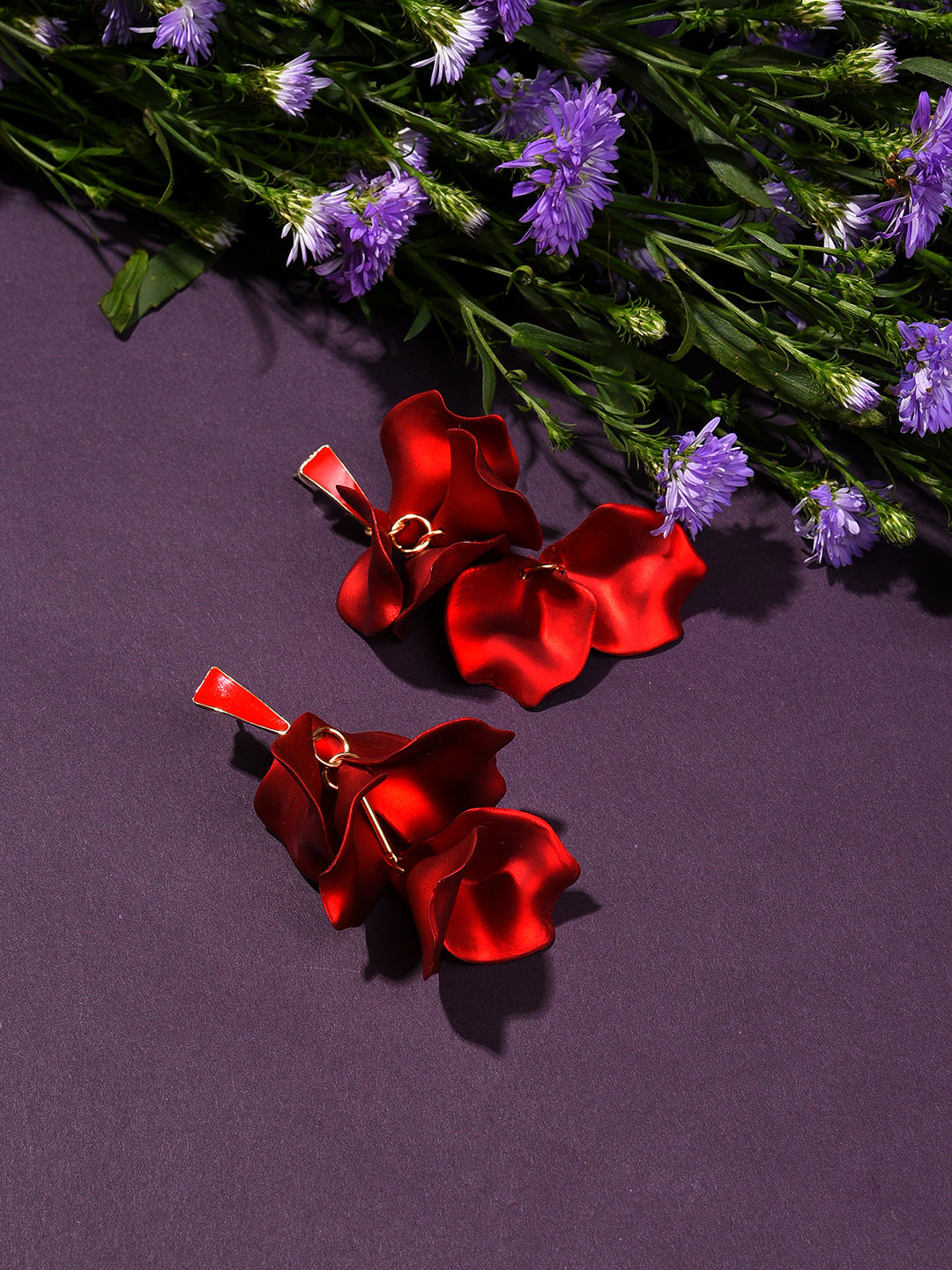 Gold Plated Designer Drop Earring