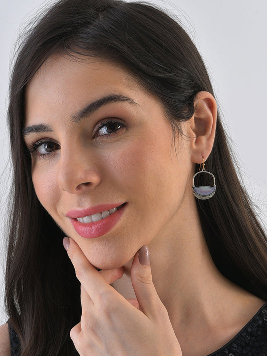 Gold Plated Designer Drop Earrings