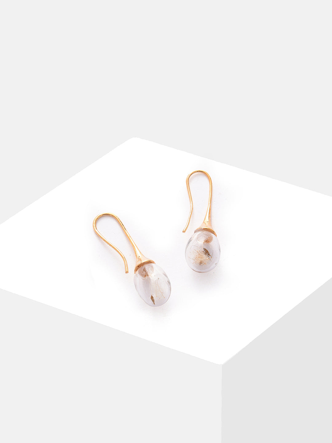 Gold Plated Designer Drop Earrings