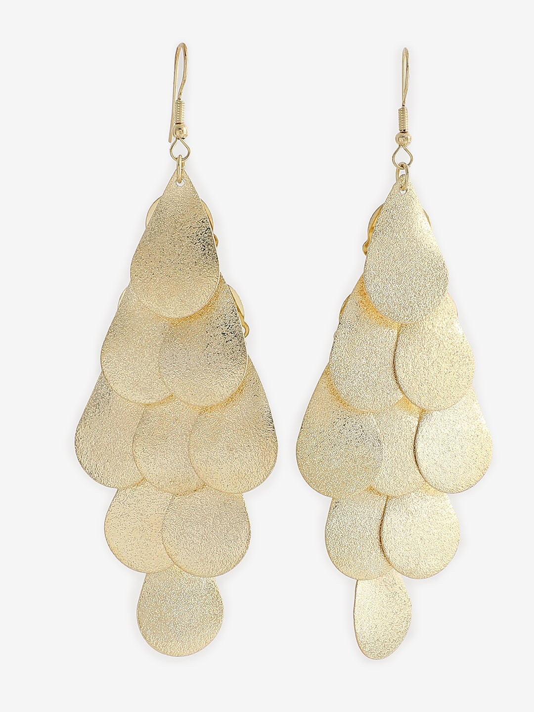 Gold Plated Designer Drop Earring
