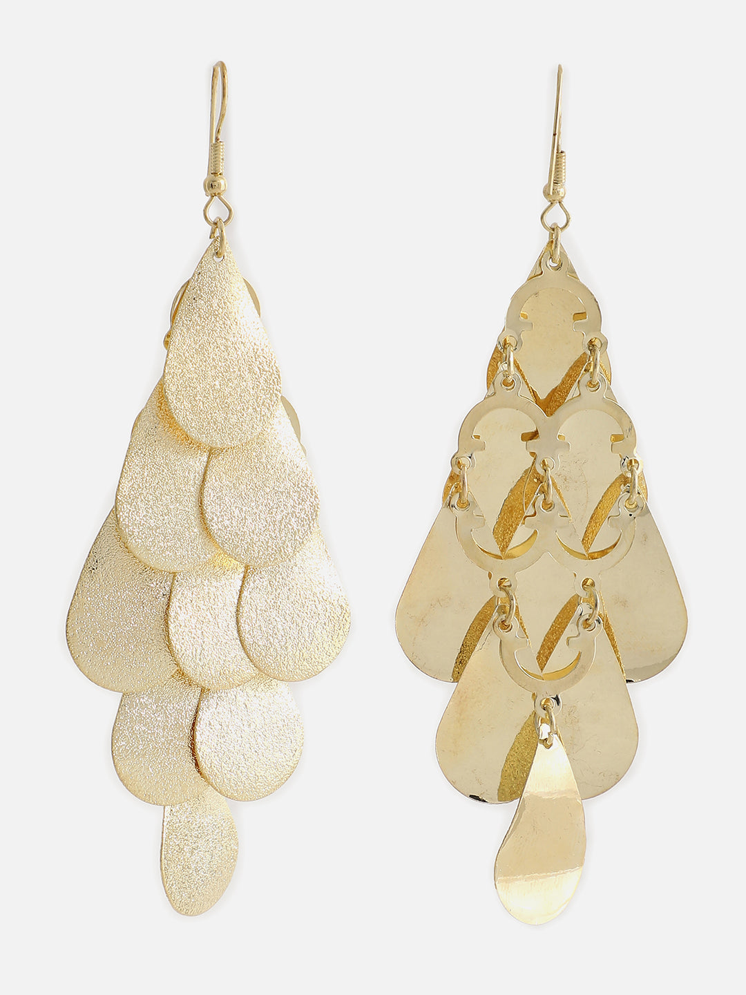 Gold Plated Designer Drop Earring