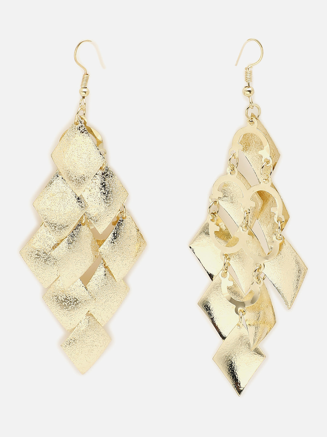 Gold Plated Designer Drop Earring