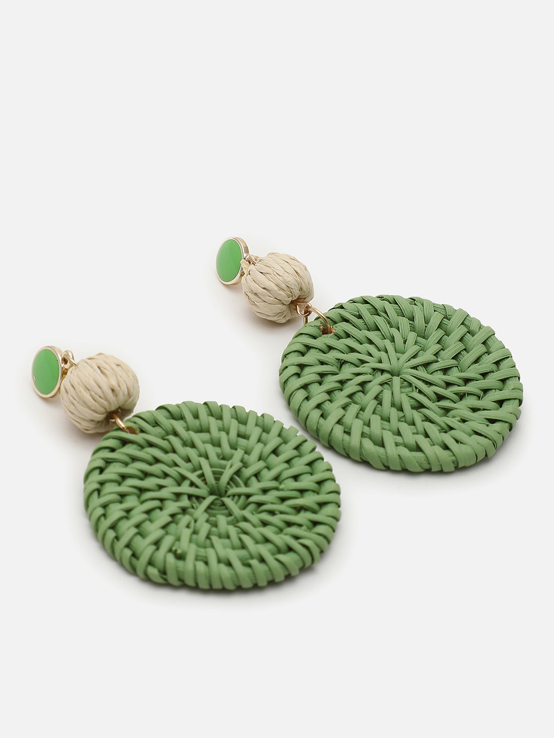 Gold Plated Beaded Drop Earring