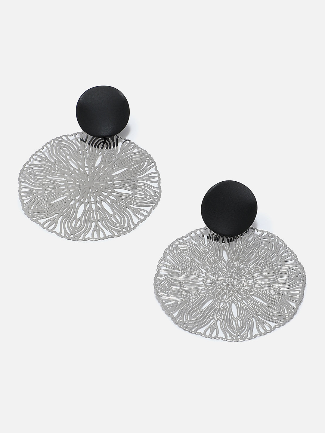 Gold Plated Designer Stone Drop Earring