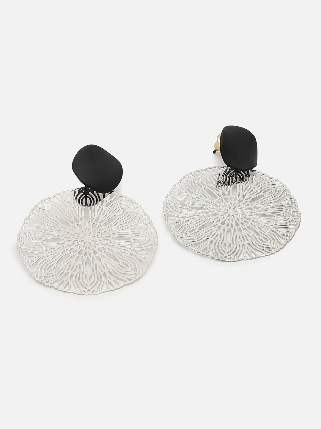 Gold Plated Designer Stone Drop Earring