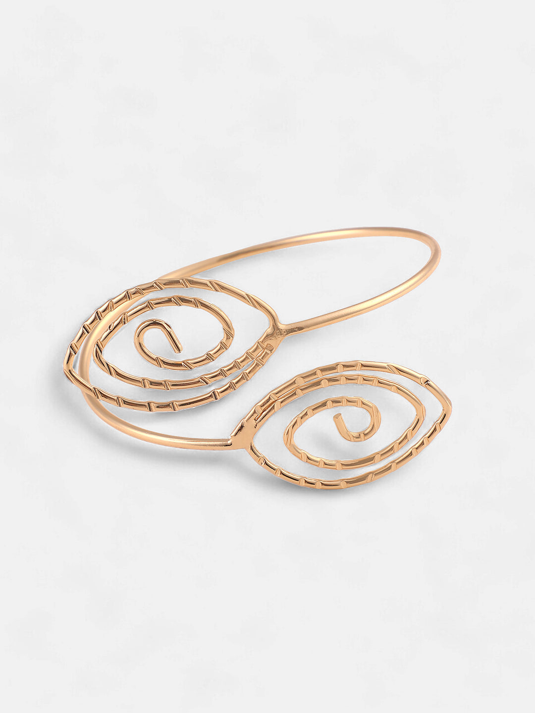 The Swirl Statement Armlet - California Gold-SOHIAR6198