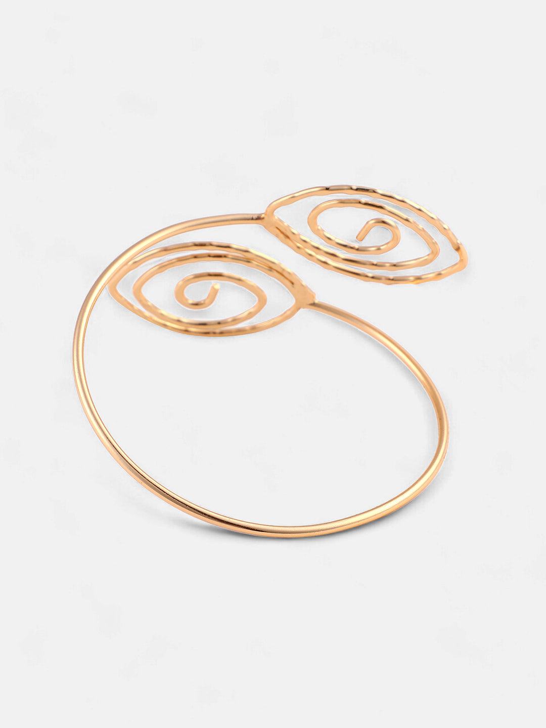 The Swirl Statement Armlet - California Gold-SOHIAR6198