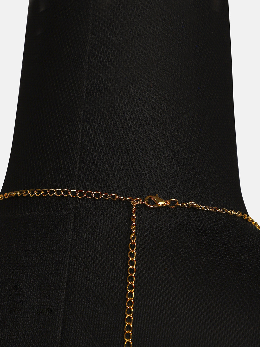 The Evil Eye Décolletage Body Chain - Sapphire Blue & Crystal Silver-SOHIBC6203