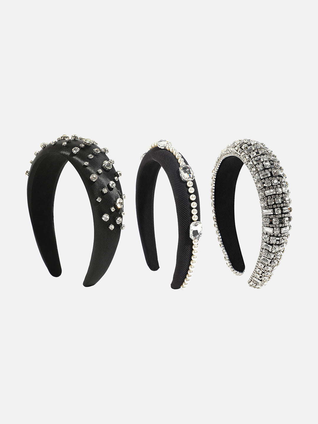 Set of 3 Embellished Hairband