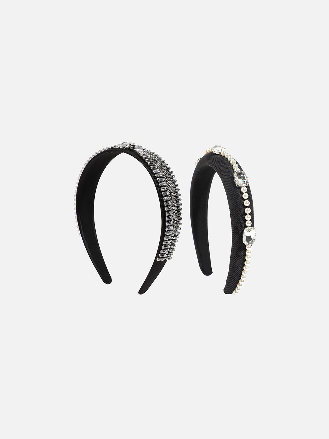 Set of 2 Embellished Hairbands