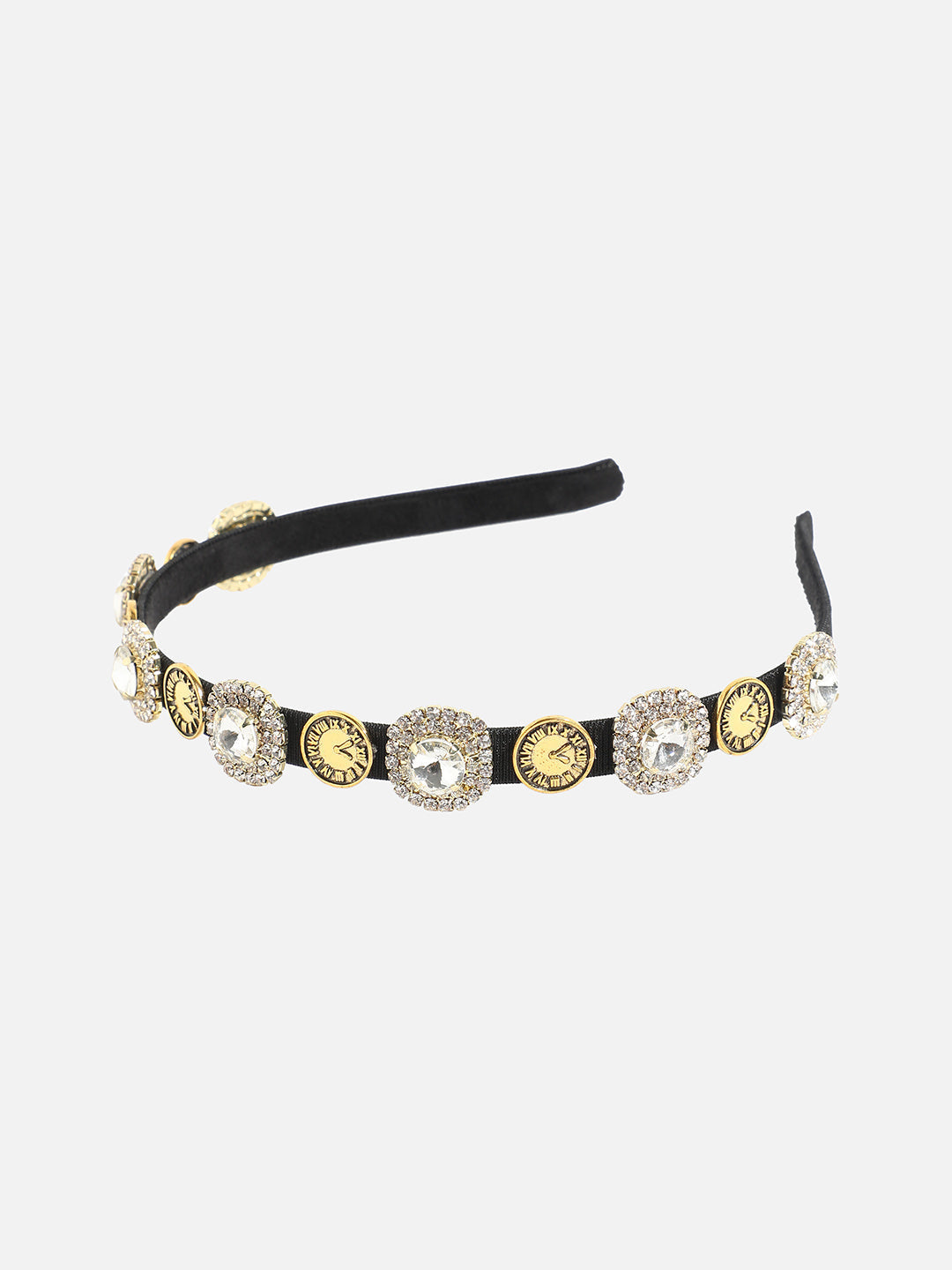 Glamour Statement Set of 2 Embellished Hairband