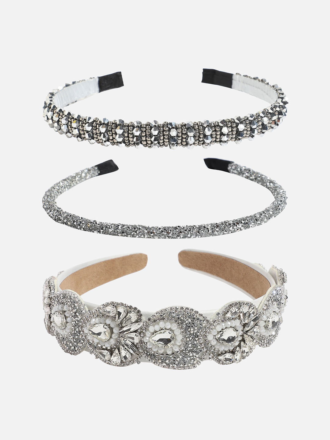 Set of 3 Embellished Hairband