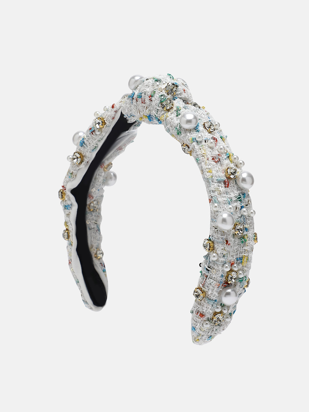 Women's The Tweed Knot Hairband - Ivory White