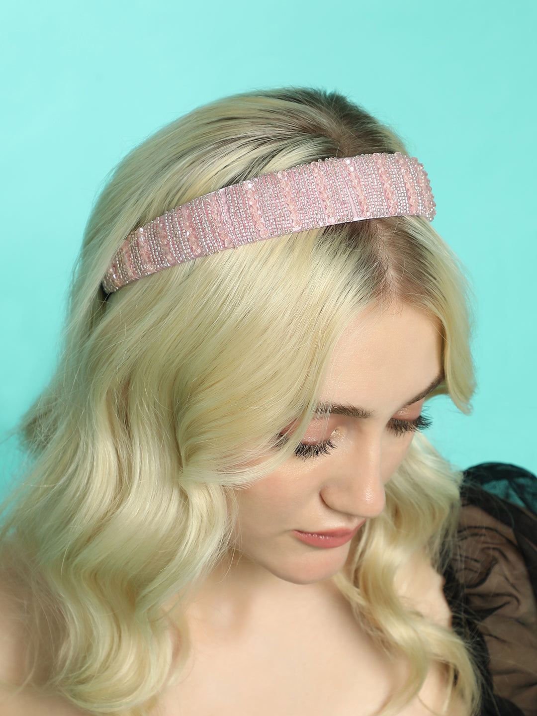 Women's The Regina Hairband - Baby Pink