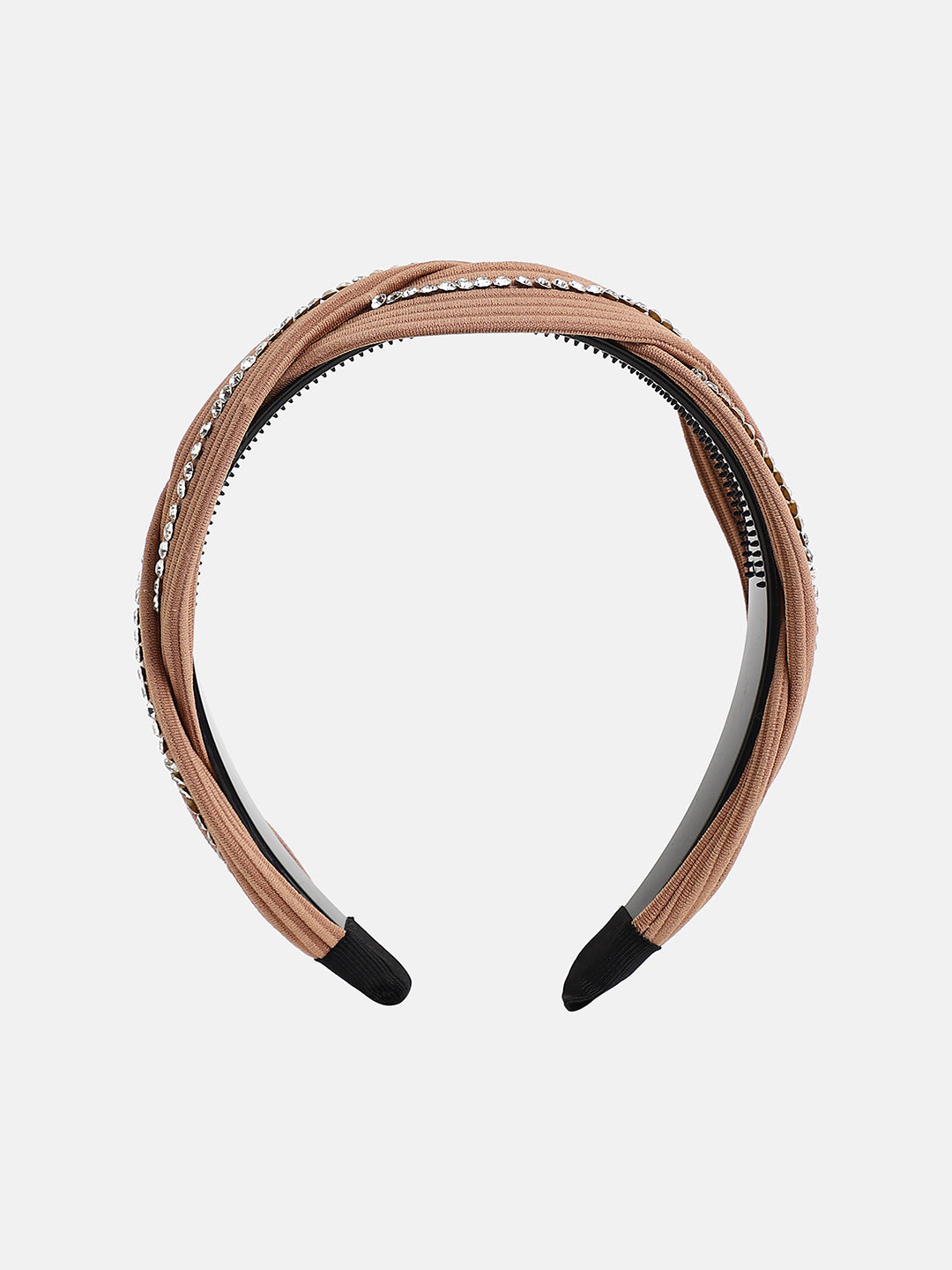 Women's The Embellish-Twist Hairband - Camel Beige