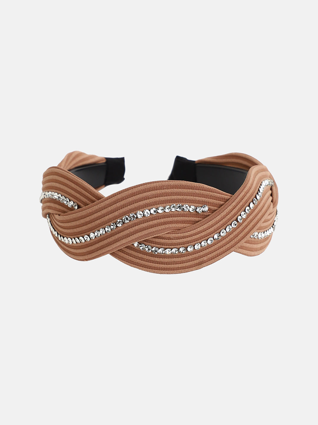 Women's The Embellish-Twist Hairband - Camel Beige