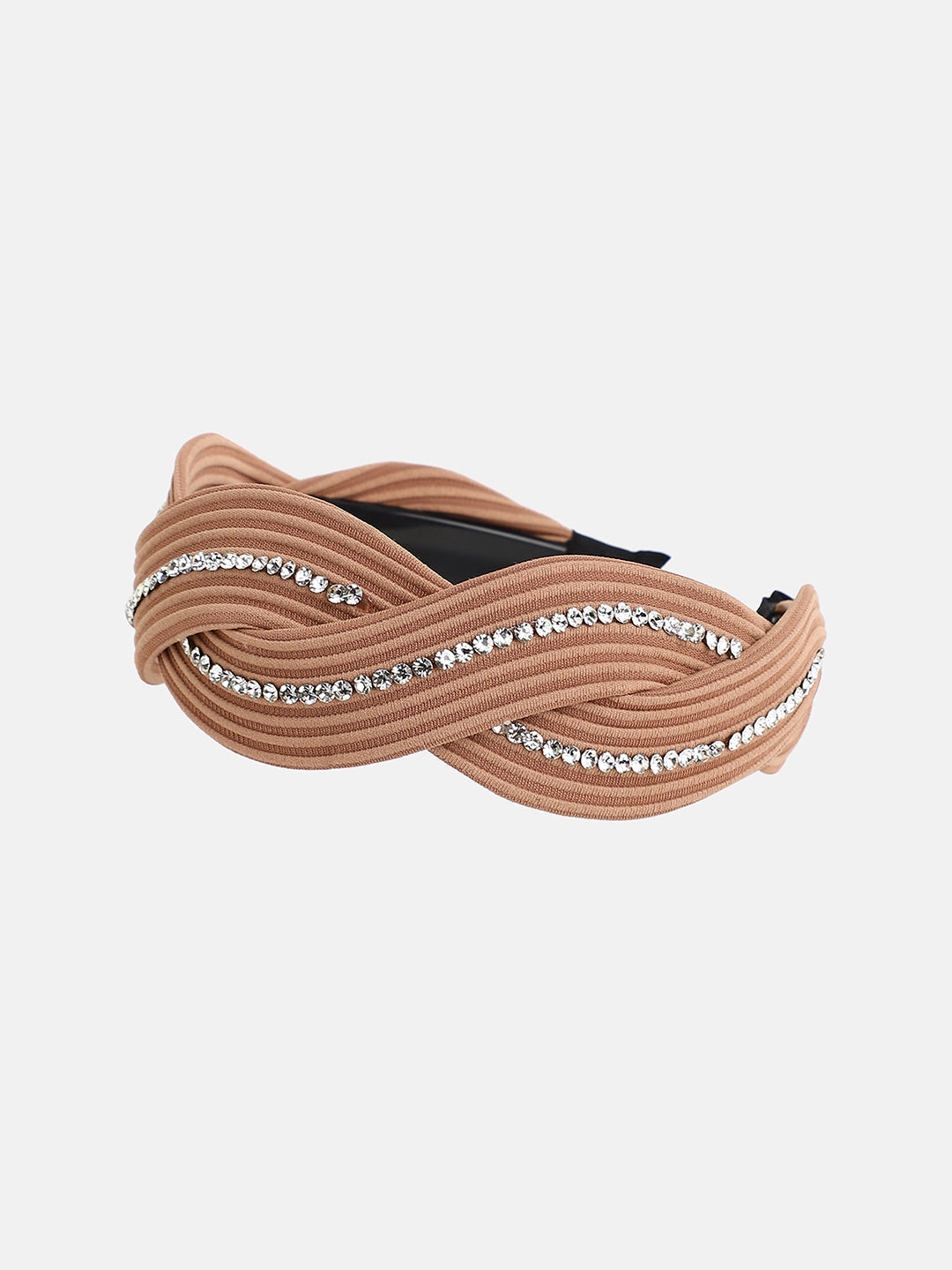 Women's The Embellish-Twist Hairband - Camel Beige