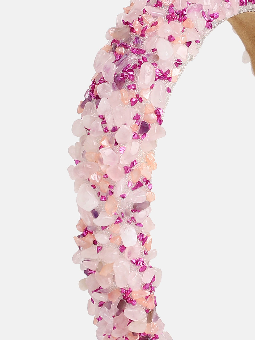 Women's The Cluster Hairband - Peach Pink
